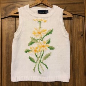Liz Claiborne Flower Sweater Vest